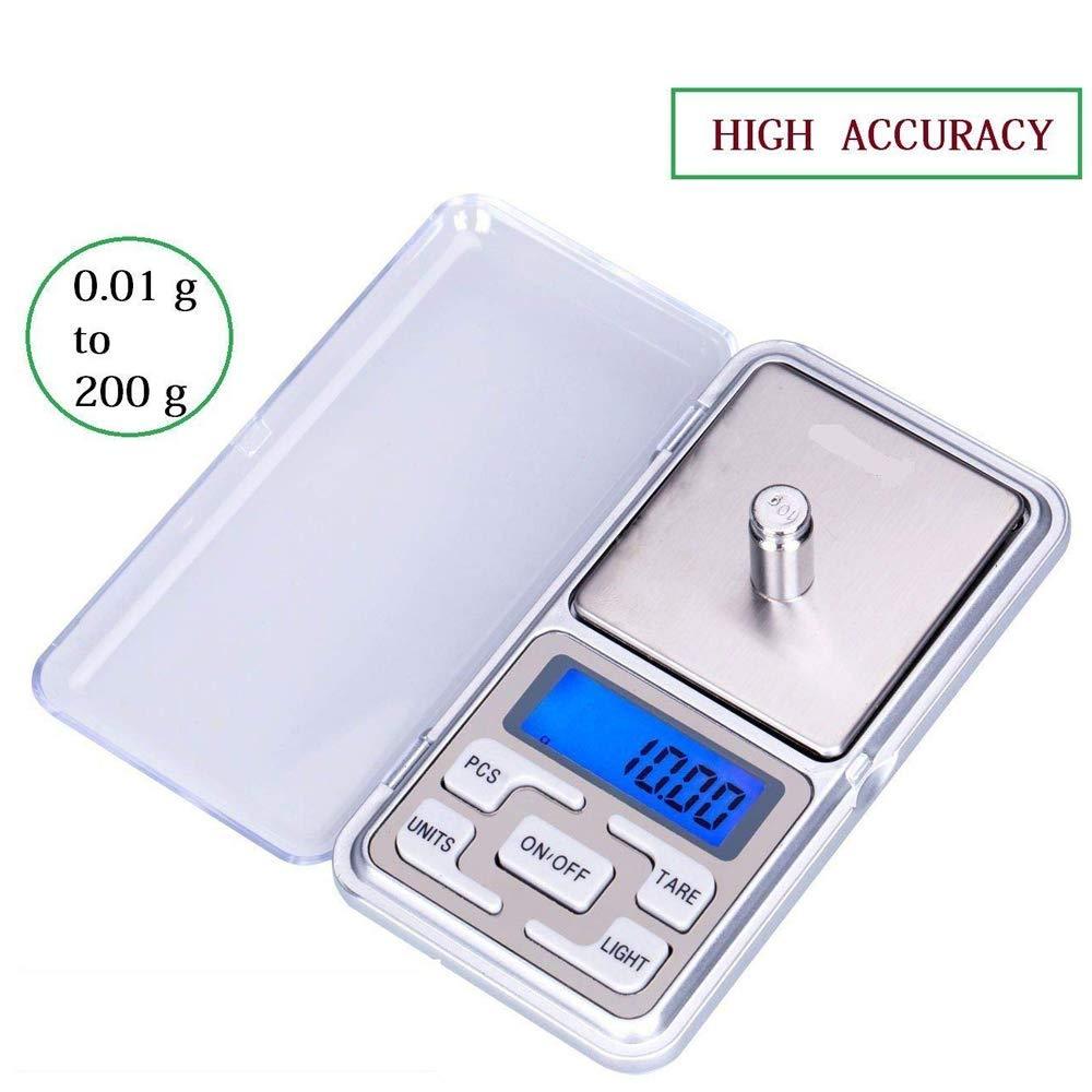 Multipurpose (MH-200) LCD Screen Digital Electronic Portable Mini Pocket Scale(Weighing Scale), 200g 