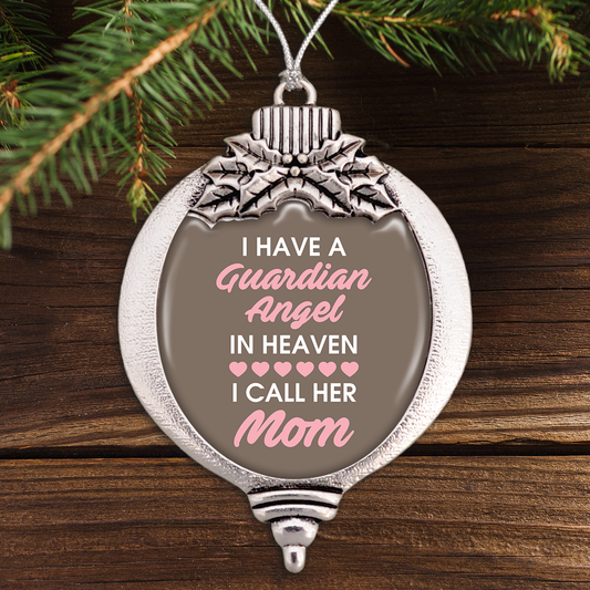 Angel In Heaven Mom Bulb Ornament