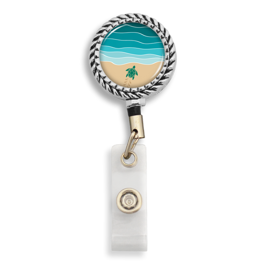 Baby Turtle Almost There Badge Reel