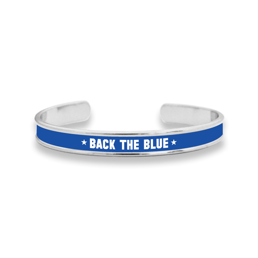 Back The Blue Cuff Bracelet