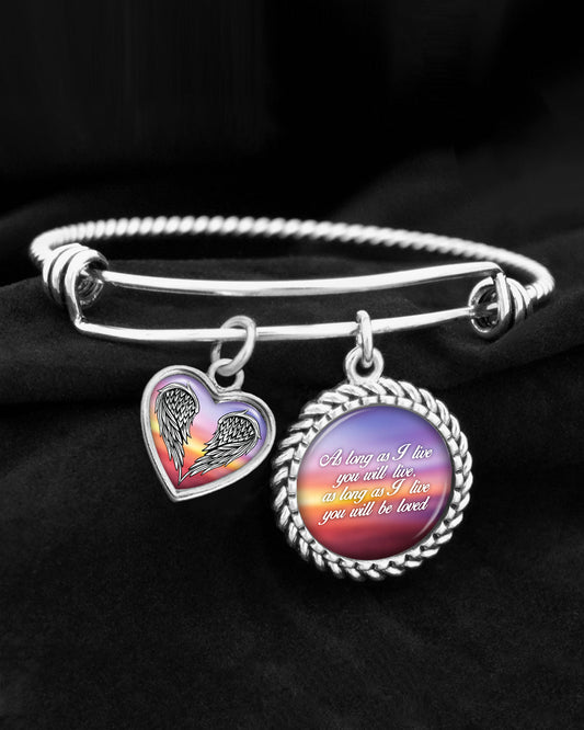 As Long As I Live Charm Bracelet