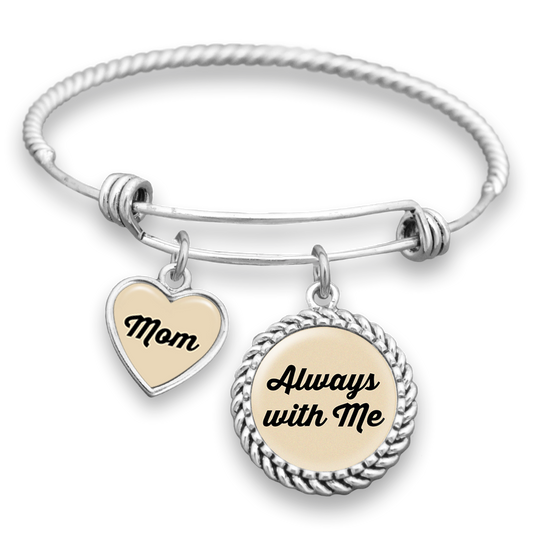 Always With Me Mom Charm Bracelet