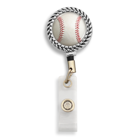 Baseball Badge Reel