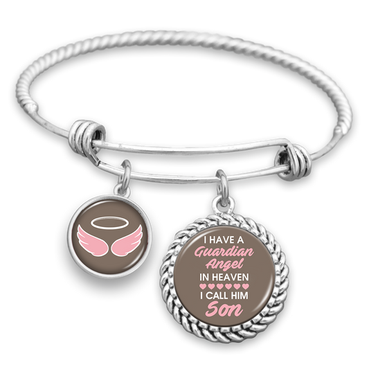 Angel In Heaven Son Charm Bracelet