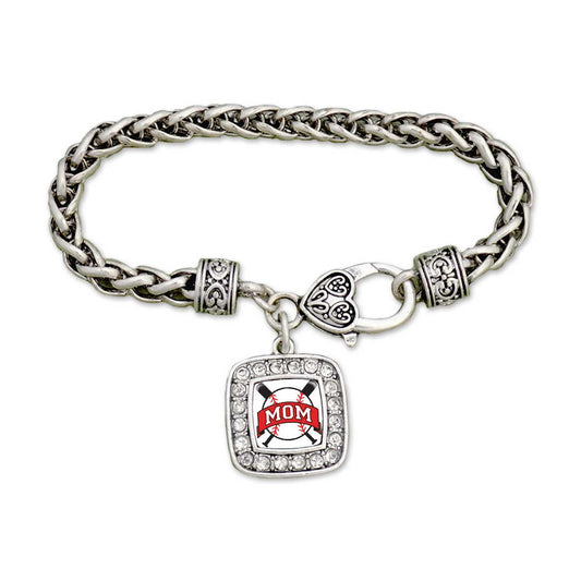 Baseball Mom Clamp Bracelet