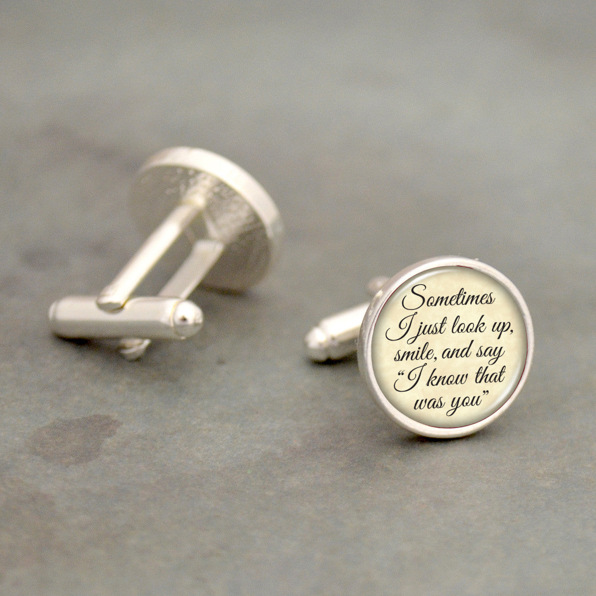 "I Know That Was You" Cuff Links