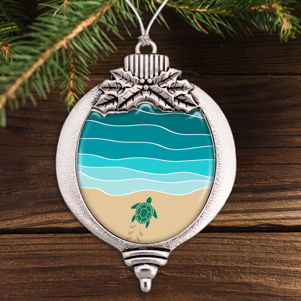 Baby Turtle Almost There Bulb Ornament