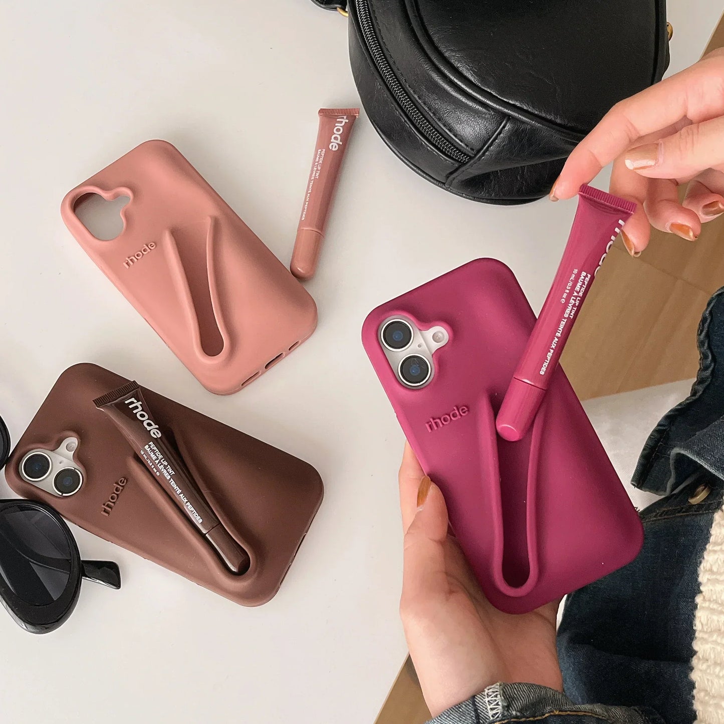 3D Silicon Lip Gloss Phone Case for iPhone