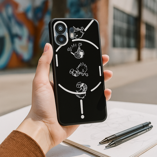 Gravity Bounce Artistic Sketch Case - Nothing