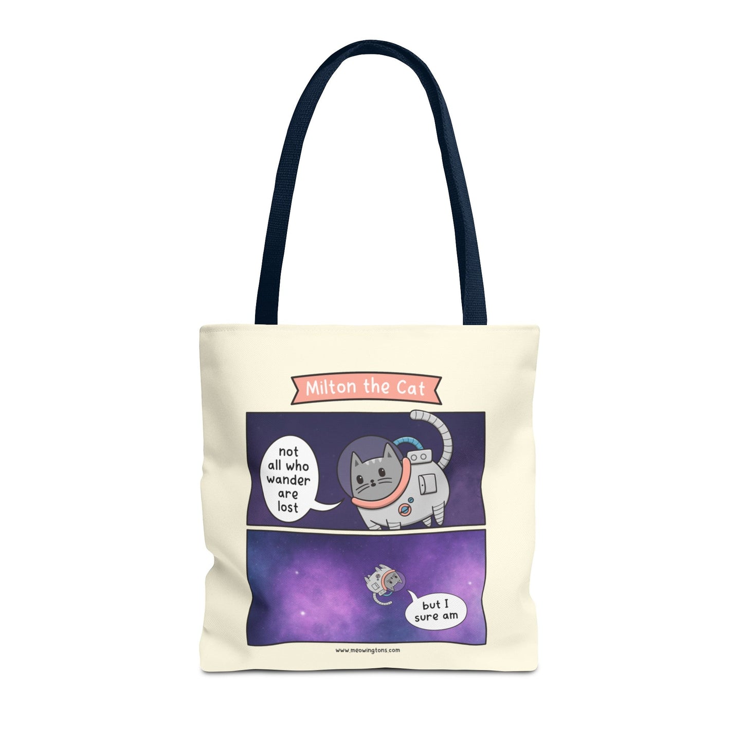 Not All Who Wander Comic Tote Bag