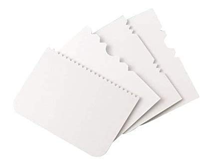 Side Scraper for Cake with Edge Cake Decorating Tools (4 pack)