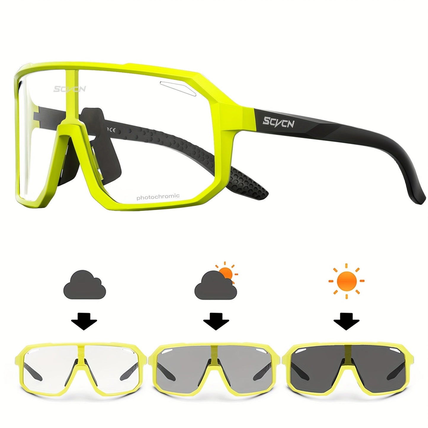 Classic Racing Cycling Glasses – Photochromic Outdoor Eyewear