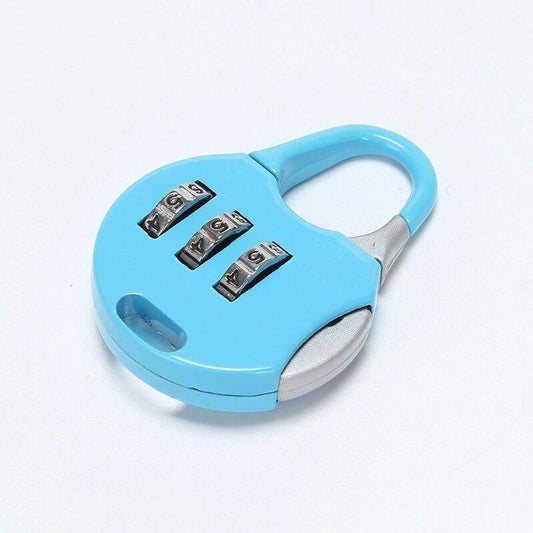 Stainless Steel Resettable Combination Padlock Round Shape