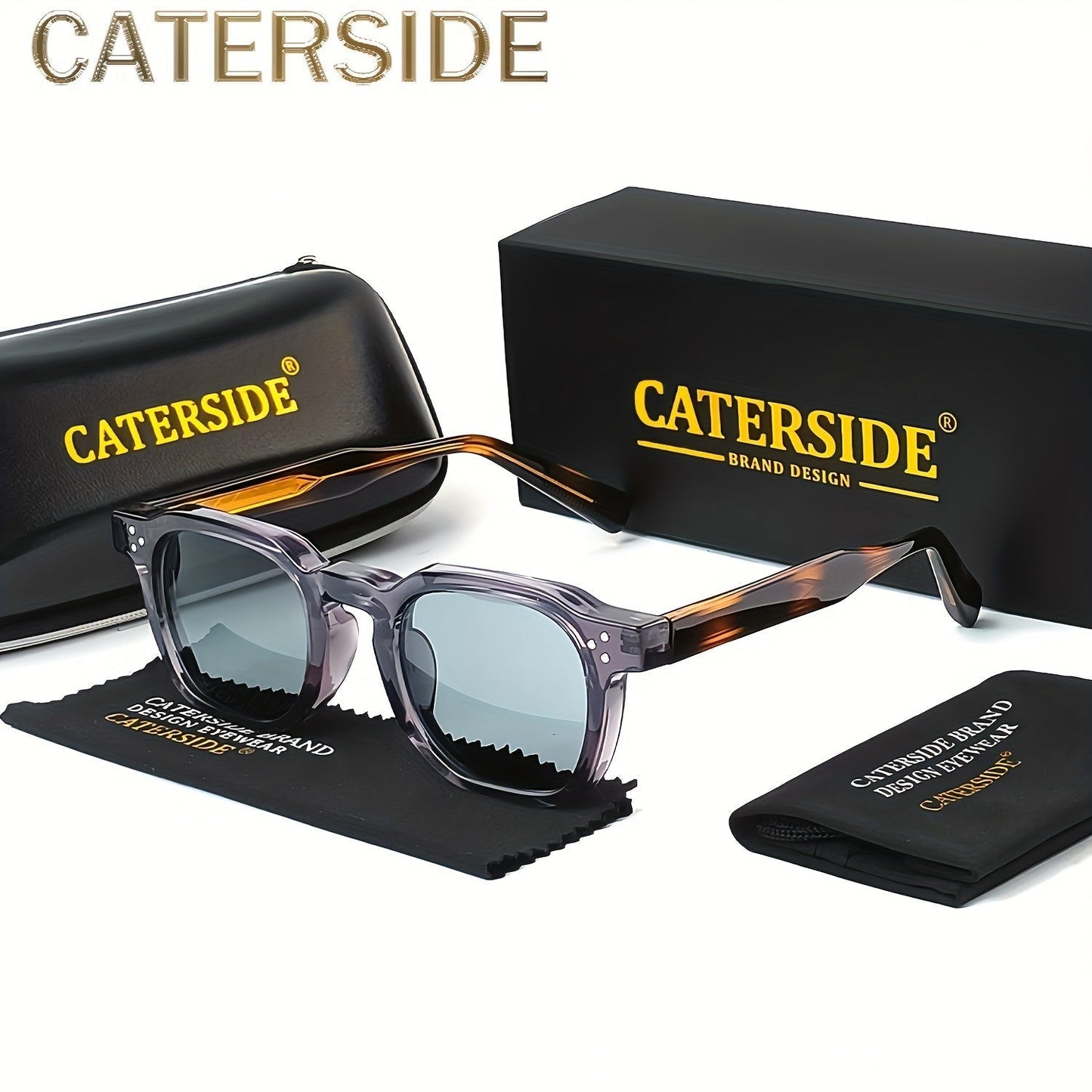 Caterside Fashion Glasses – Versatile Square Frames for All