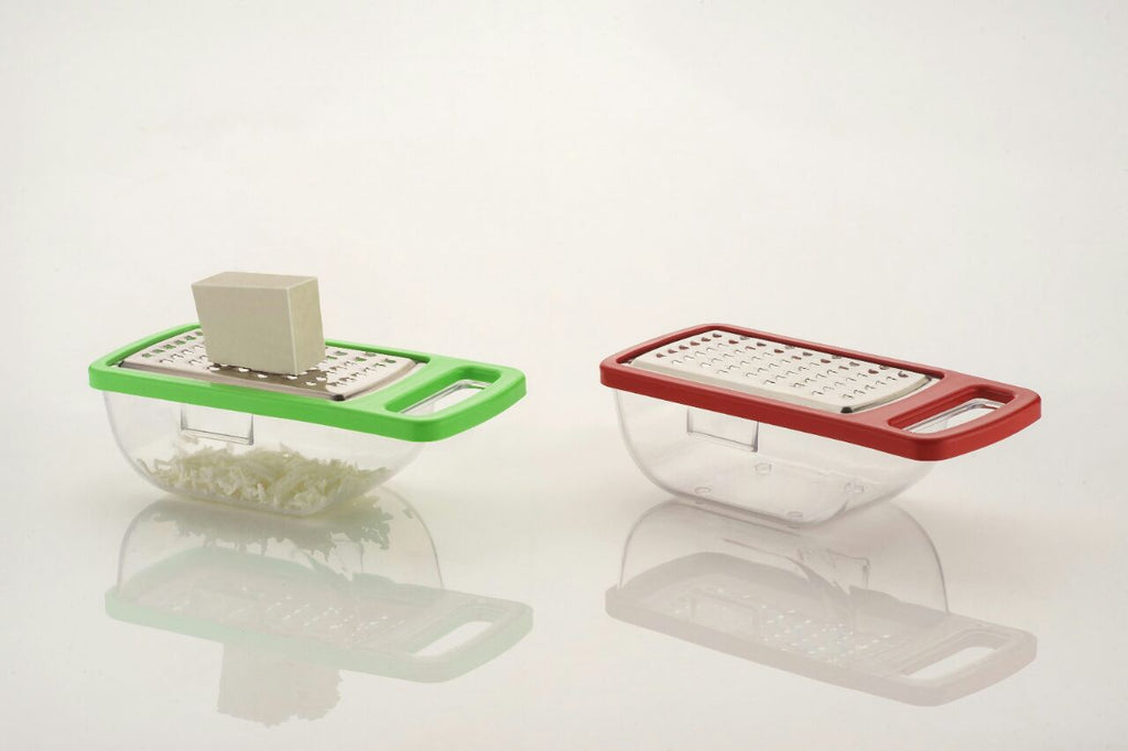 Cheese Grater/Slicer/Chopper With Stainless Steel Blades