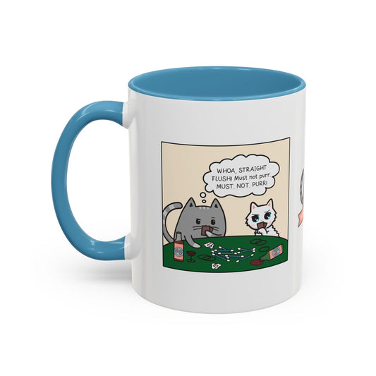 Cat Poker Comic Mug