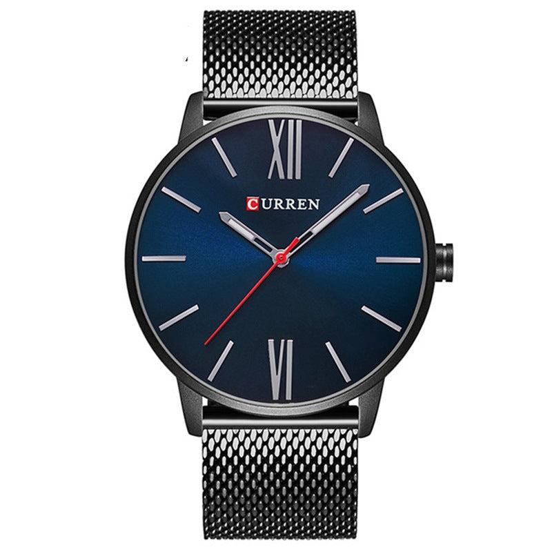 Curren 8238 Men's Fashion Stainless Steel Strap Wrist Quartz Watch
