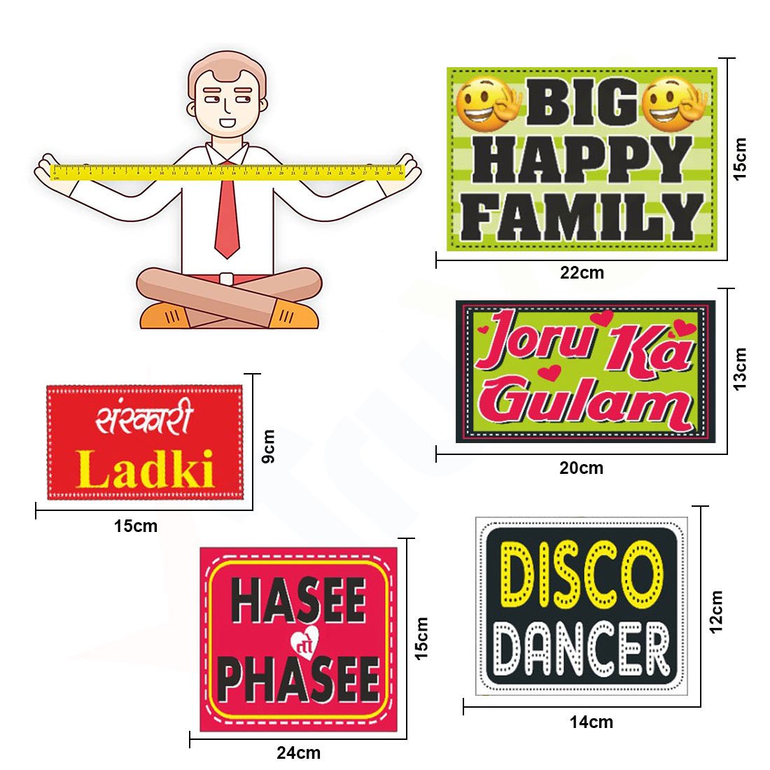 Set of 12 Funny Party Photo Booth Props Craft Item