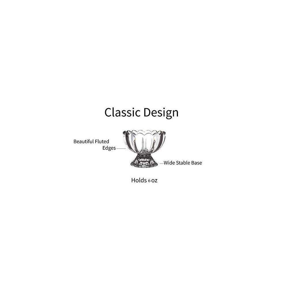 Serving Dessert Bowl Ice Cream Salad Fruit Bowl - 6pcs Serving Dessert Bowl Ice Cream Salad Fruit Bowl - 6pcs