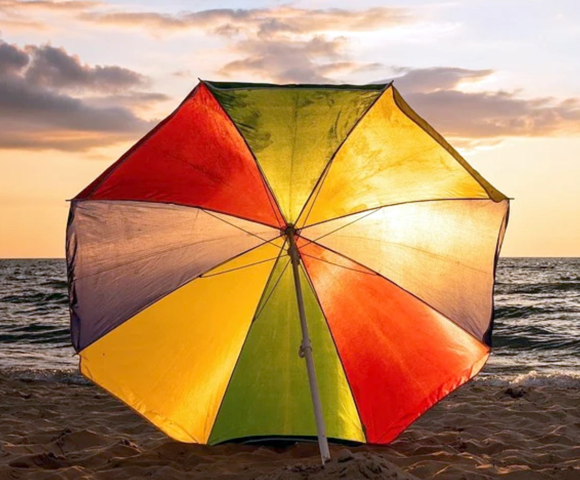 Sun Protection Water Proof Fabric Polyester Garden Umbrella for Beach, Lawn 