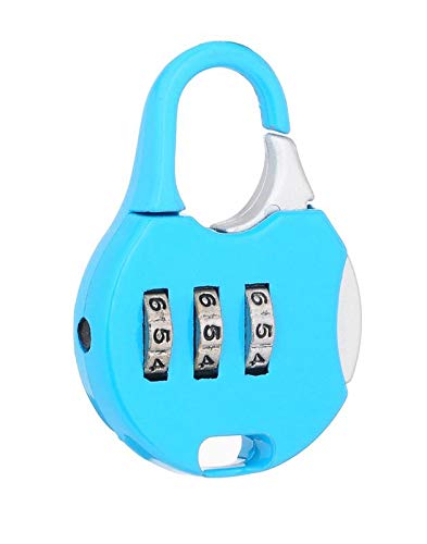 Stainless Steel Resettable Combination Padlock Round Shape