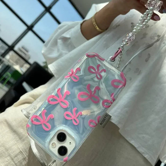 Crystal Bow Ribbon Case