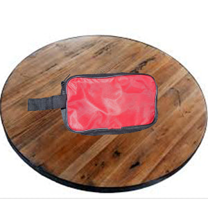 Portable Travel Hand Pouch/Shaving Kit Bag for Multipurpose Use (Red)