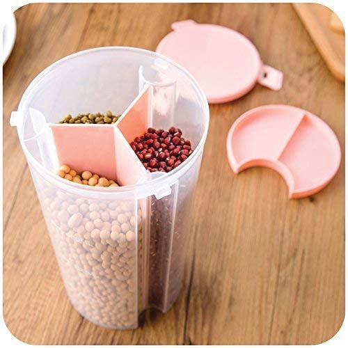 3 in 1 Transparent Air Tight Storage Dispenser Container