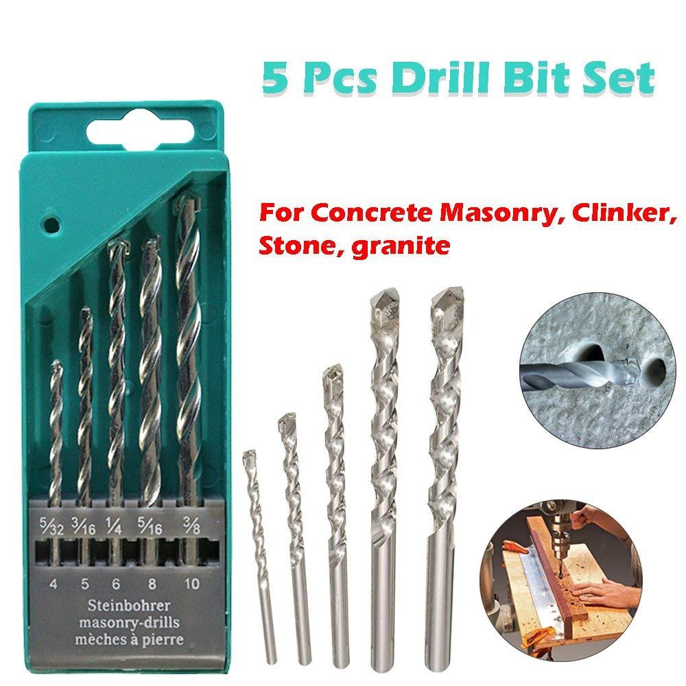 Metal Drill Bit Set (Multicolor, 5-Piece) 
