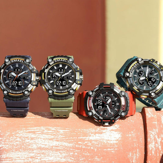 SMAEL Analog Digital Sports waterproof Watch For Men 8079