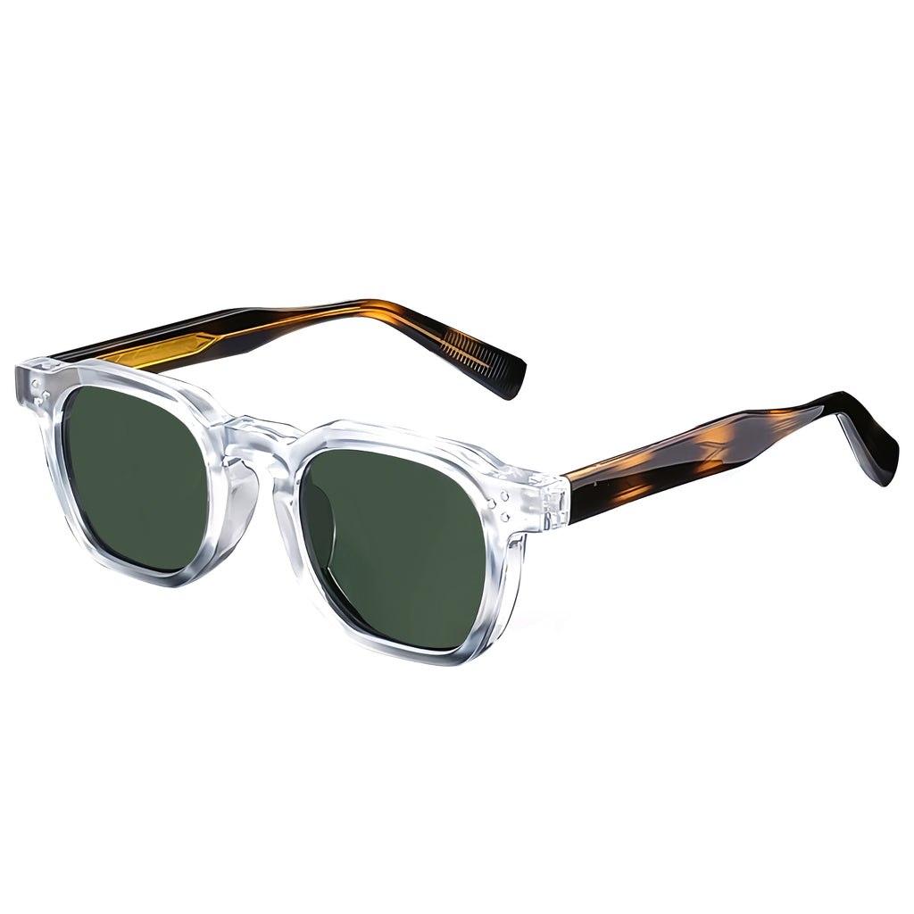 Vintage Retro Square Frame Glasses – Stylish Accessories for Adventurers