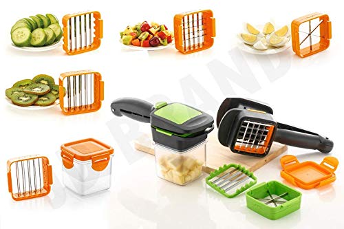 Premium Vegetable Dicer Multi Chopper Set 5 in 1 Cutting Blades