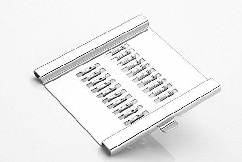 6 in 1 Stainless Steel Kitchen Chips Chopper Cutter Slicer and Grater with Handle