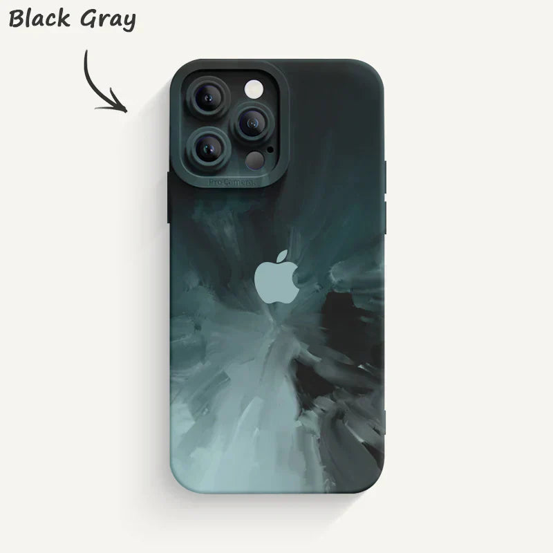 Watercolor series Pupil Liquid Silicone Phone Case