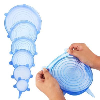 Silicone Lid Set, Silicon lids for containers, Silicon Stretchable lids, Silicone lids and Cover 