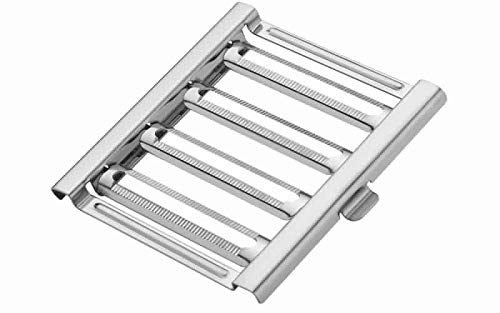 6 in 1 Stainless Steel Kitchen Chips Chopper Cutter Slicer and Grater with Handle