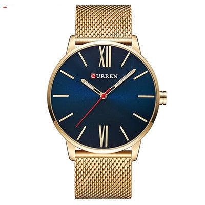 Curren 8238 Men's Fashion Stainless Steel Strap Wrist Quartz Watch