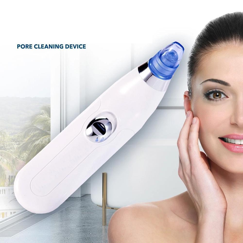 '-4 In 1 Blackhead Whitehead Extractor Remover Device Acne Pimple Pore Cleaner (Vacuum Suction Tool)