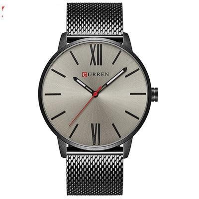 Curren 8238 Men's Fashion Stainless Steel Strap Wrist Quartz Watch