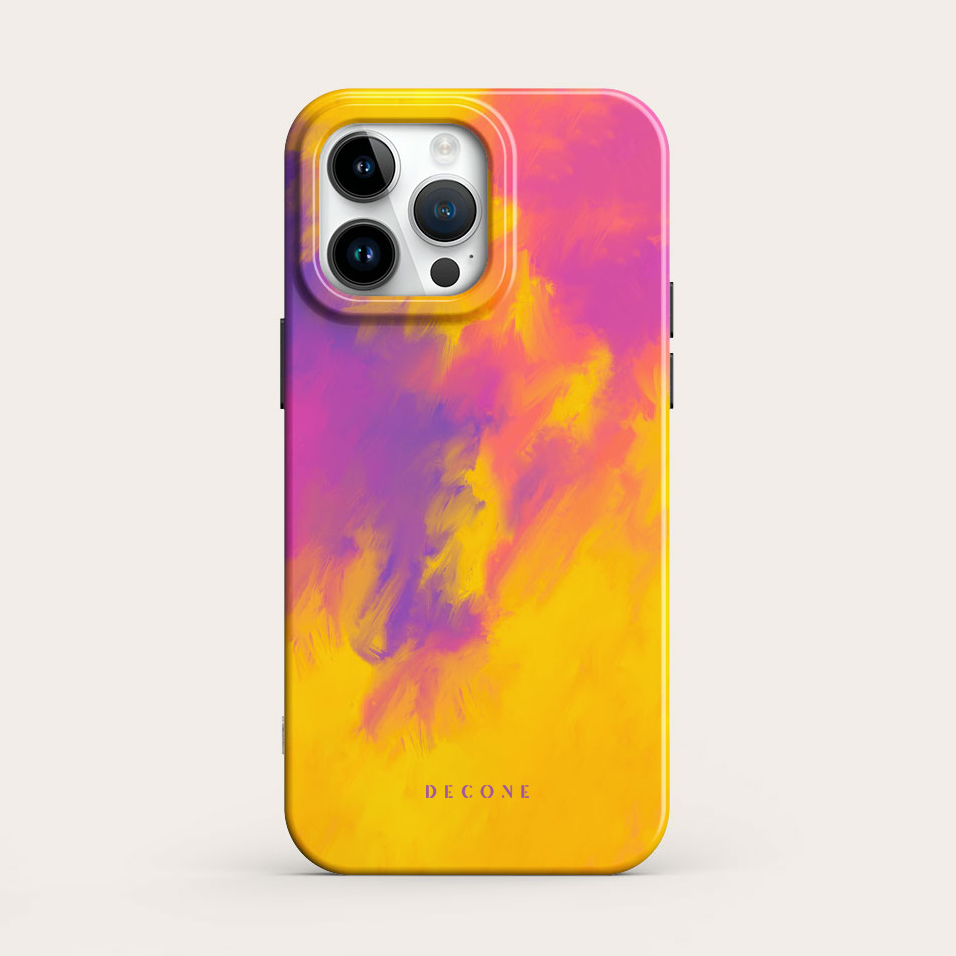 Purple Gold Wheat Field - iPhone Case