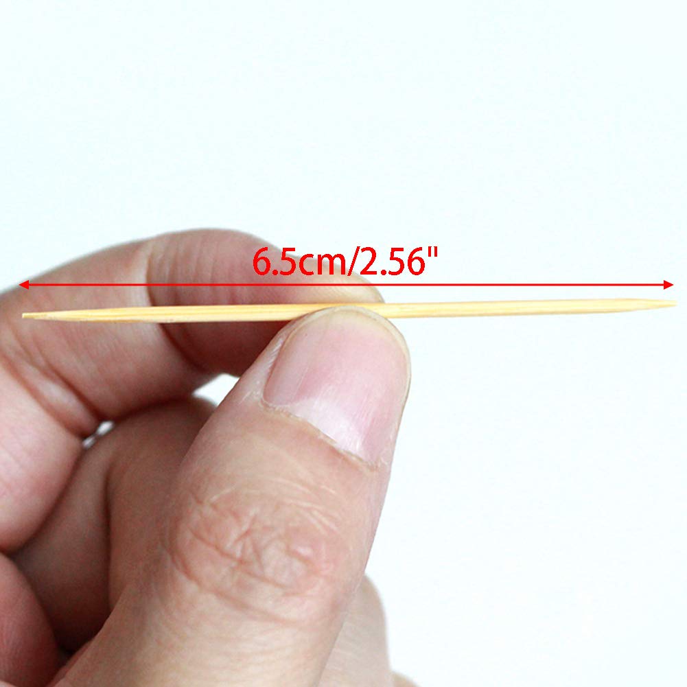 Wooden Toothpicks with Dispenser Box