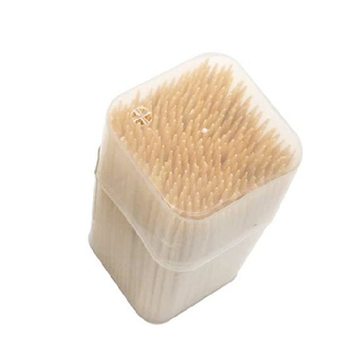 Wooden Toothpicks with Dispenser Box