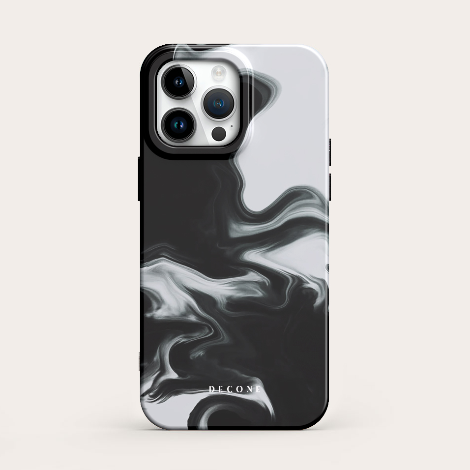 White/Black - iPhone Case