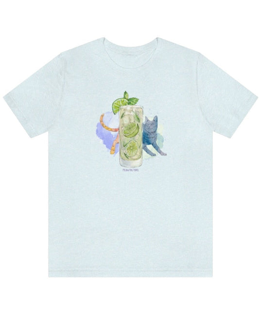 Cats & Cocktails Mojito Cat T-Shirt