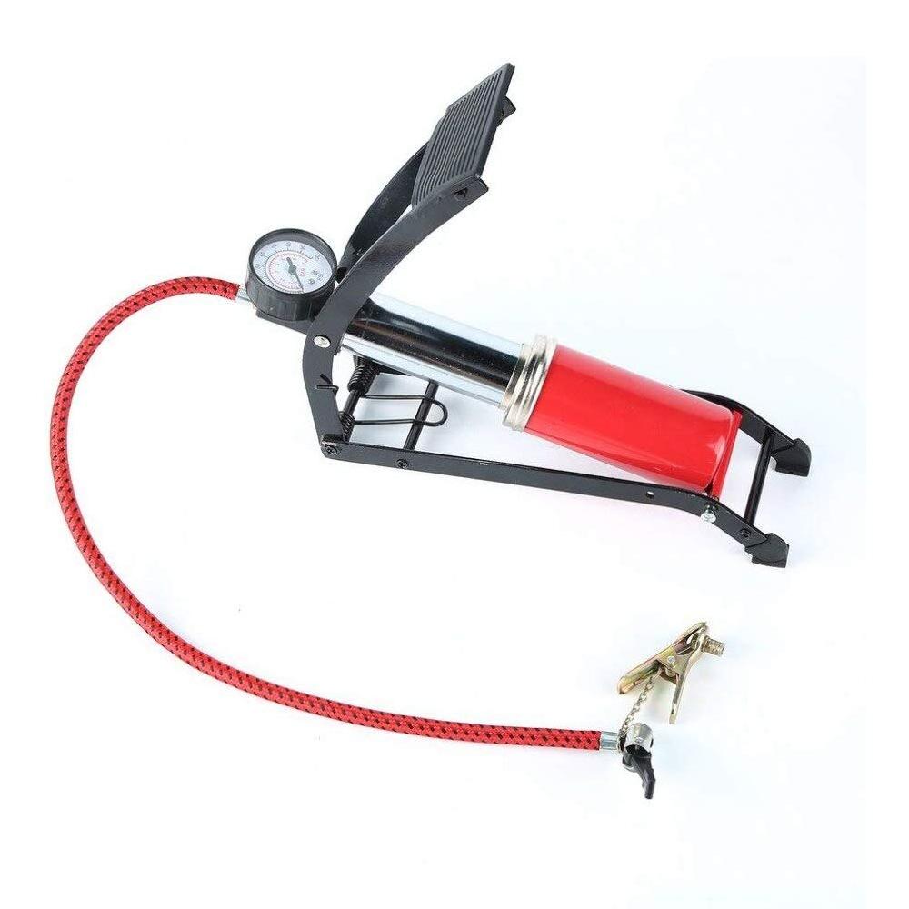 High Pressure Deluxe/Strong Foot Pump For Bicycle, Car, Bike 