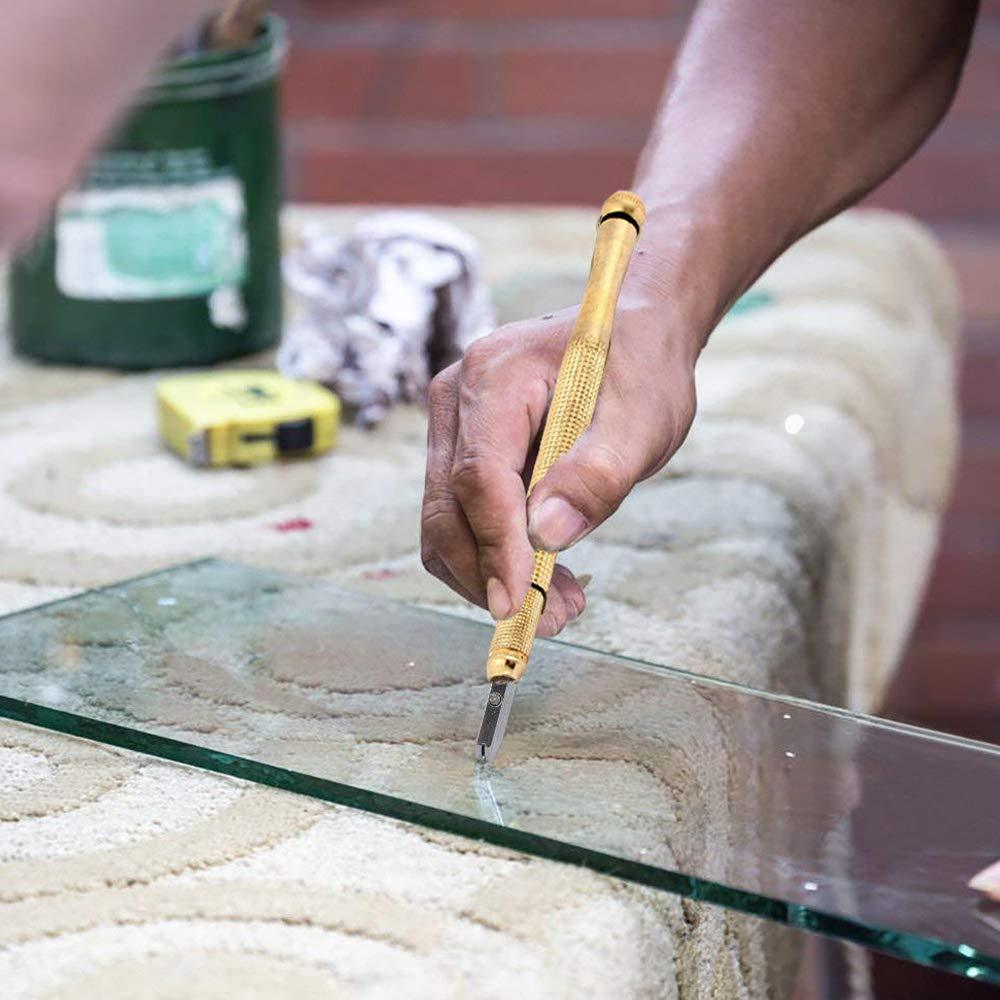 Metal Glass Cutter, Gold 