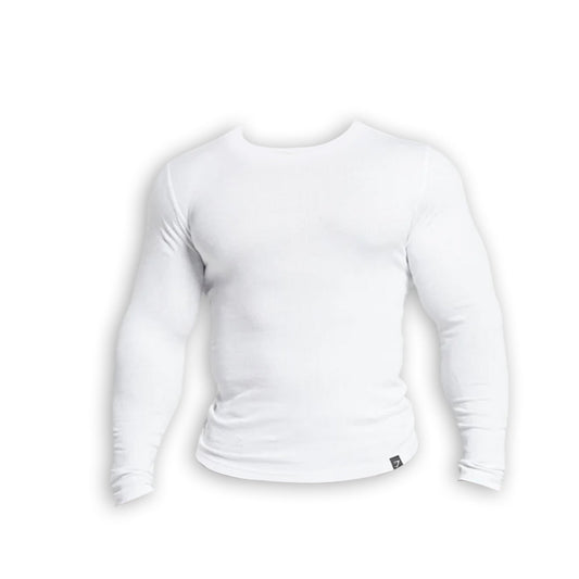 GYMSHARK MEN RIBBED LONG SLEEVE T-SHIRT