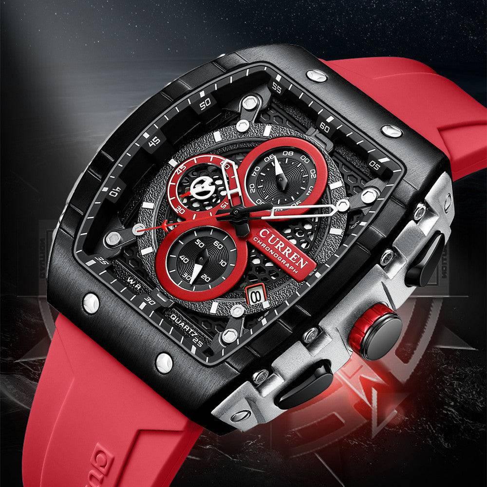 Curren 8442 Men's Six-pin Quartz Tape Men's Watch