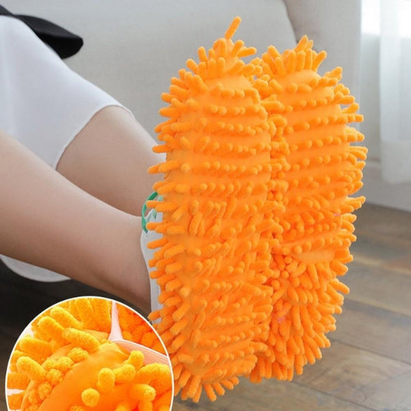 Multi-Function Washable Dust Mop/Floor Cleaning Slippers
