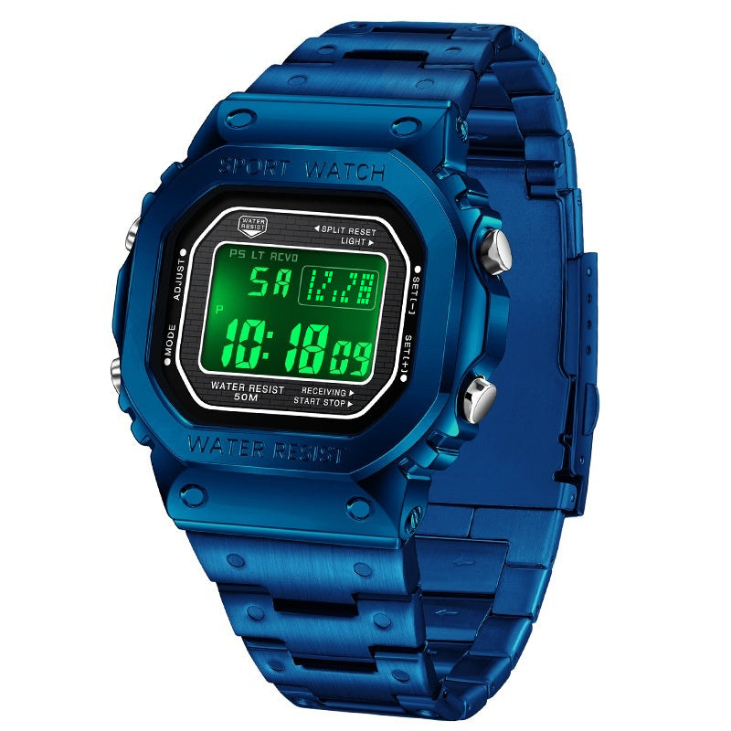 Sanda Steel Digital sport watch for Men 2162